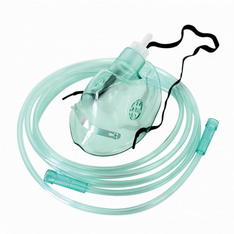 Маска дихальна киснева з регульованим носовим затискачем,L GT010-110